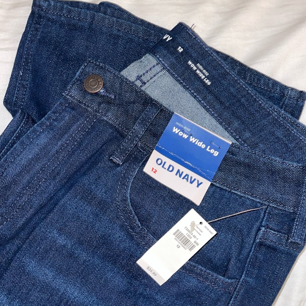 Old Navy - Wow Wide Leg High Rise Jeans